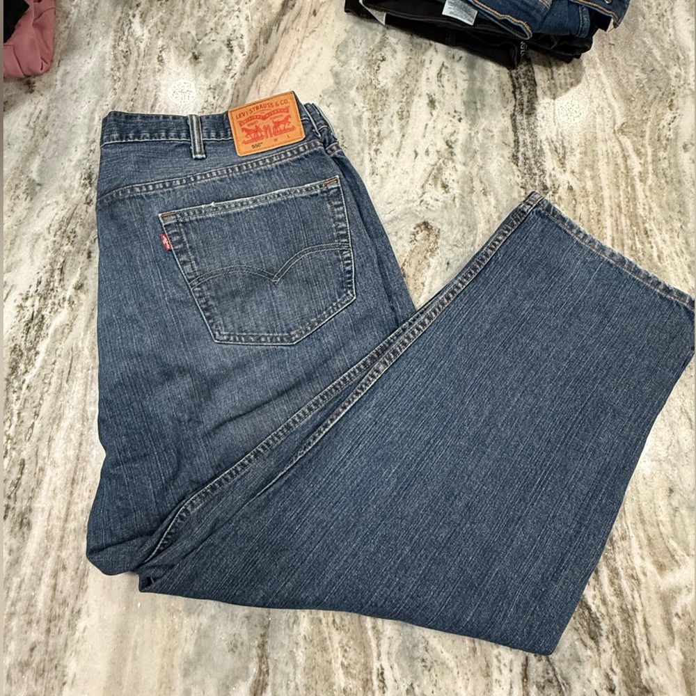 Levi's Men's Straight Fit Blue Jeans